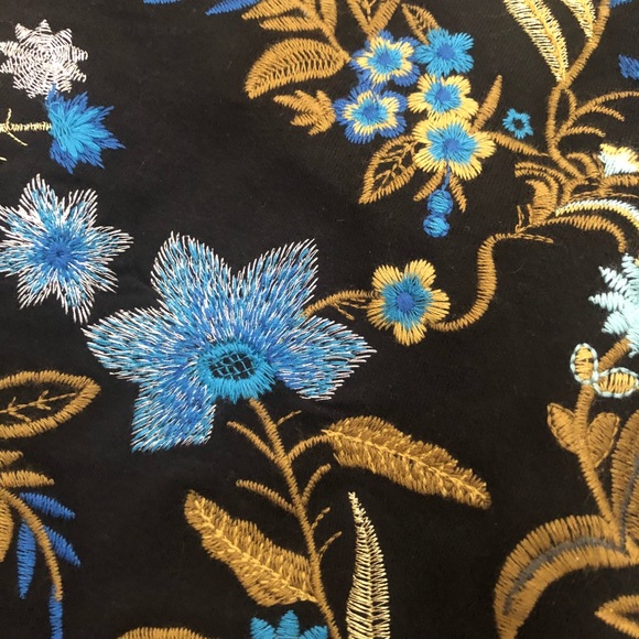 ๐HP๐Drew black floral sweatshirt NWT - Picture 5 of 8